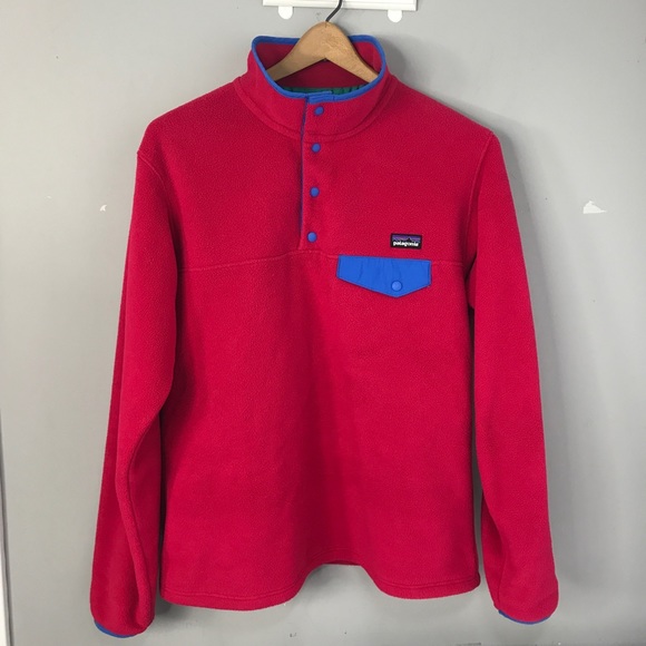 Patagonia Sweaters - Patagonia Synchilla Pink and Blue Sweater